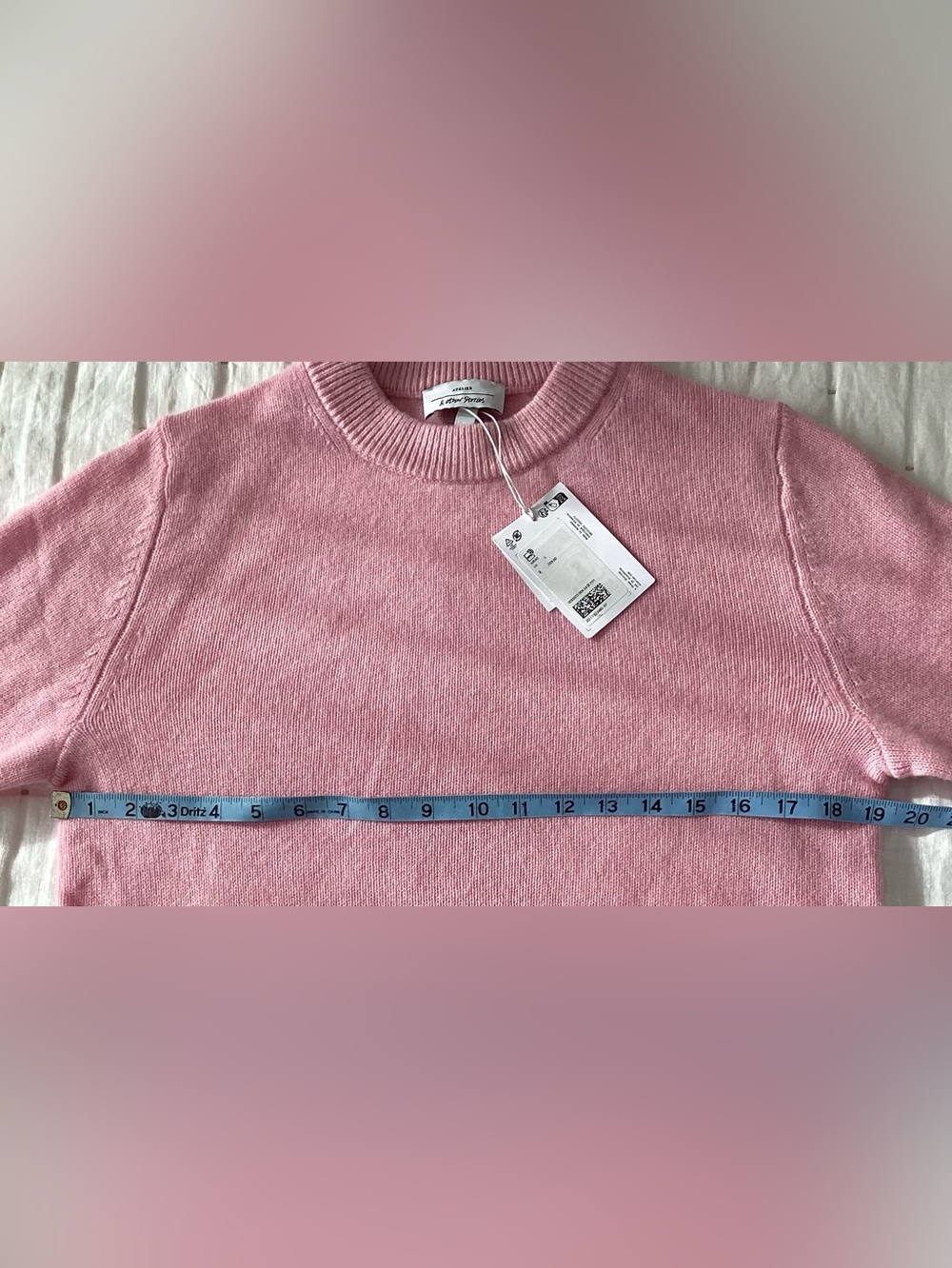 NEW CASHMERE & Other Stories Pink Cashmere Jumper - Picture 6 of 6